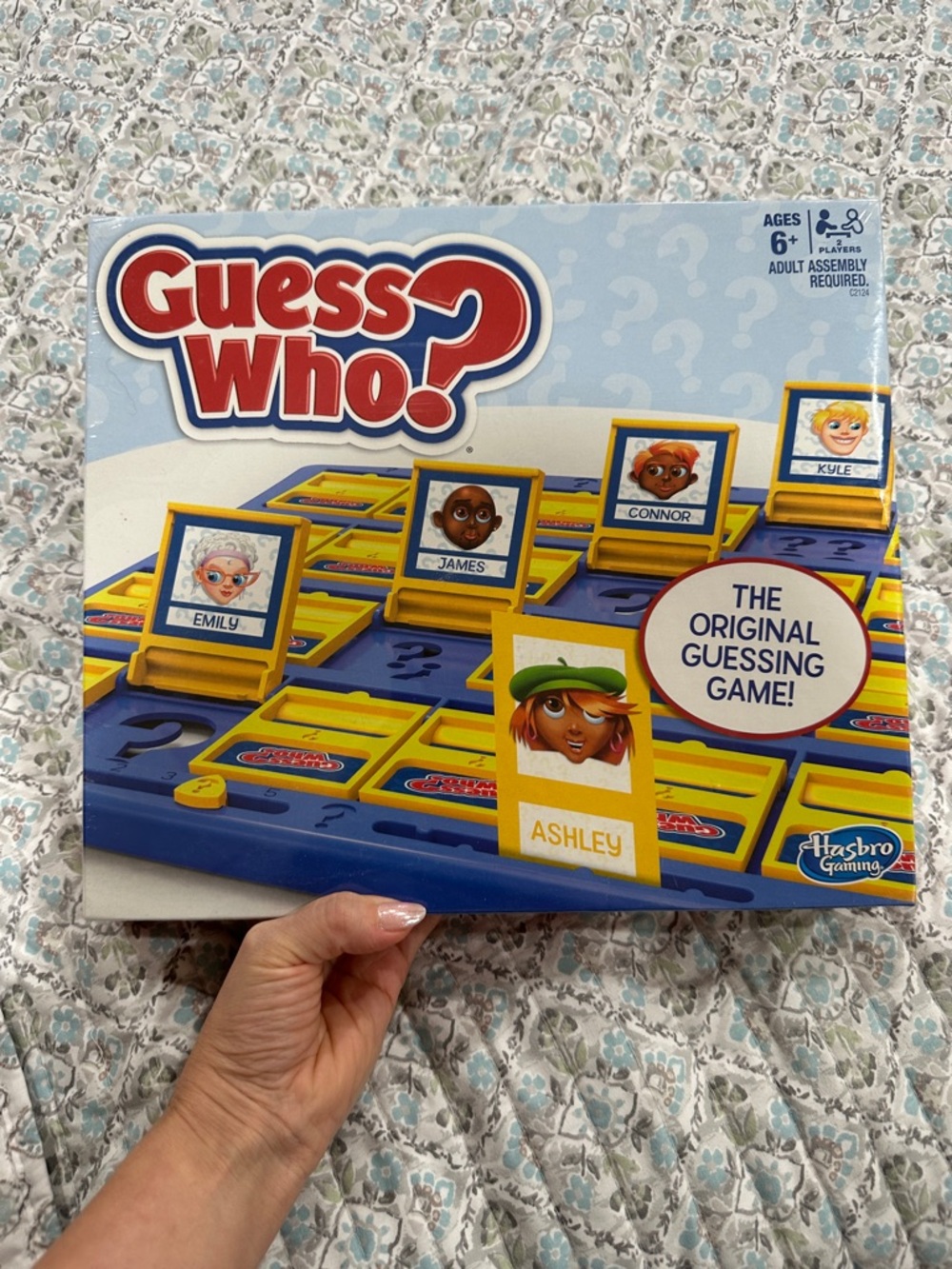 Hasbro Guess Who? Board Game - Blue & Yellow